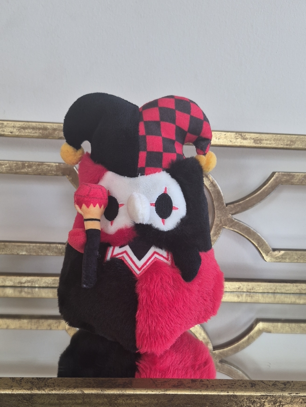 Mysterious Plague Doctor Jester Plush-Squishable, 7, Red & Black.